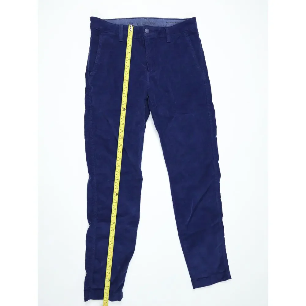 Levi’s XX Chino Standard Taper Corduroy Pants 30x32 Zodiac Blue Stretch Casual